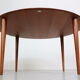 Peter Hvidt& Orla Mølgaard Nielsen Teak Round Coffee Table for France& Son, 1950