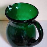 Vintage Empoli blown glass jug