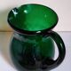 Vintage Empoli blown glass jug
