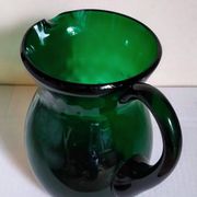 Vintage Empoli blown glass jug
