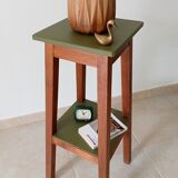 Vintage solid wood high stool