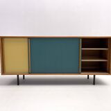 Belgium oak customized sideboard from 1960's