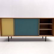 Belgium oak customized sideboard from 1960's