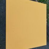 Healing bistro table formica orange iron foot