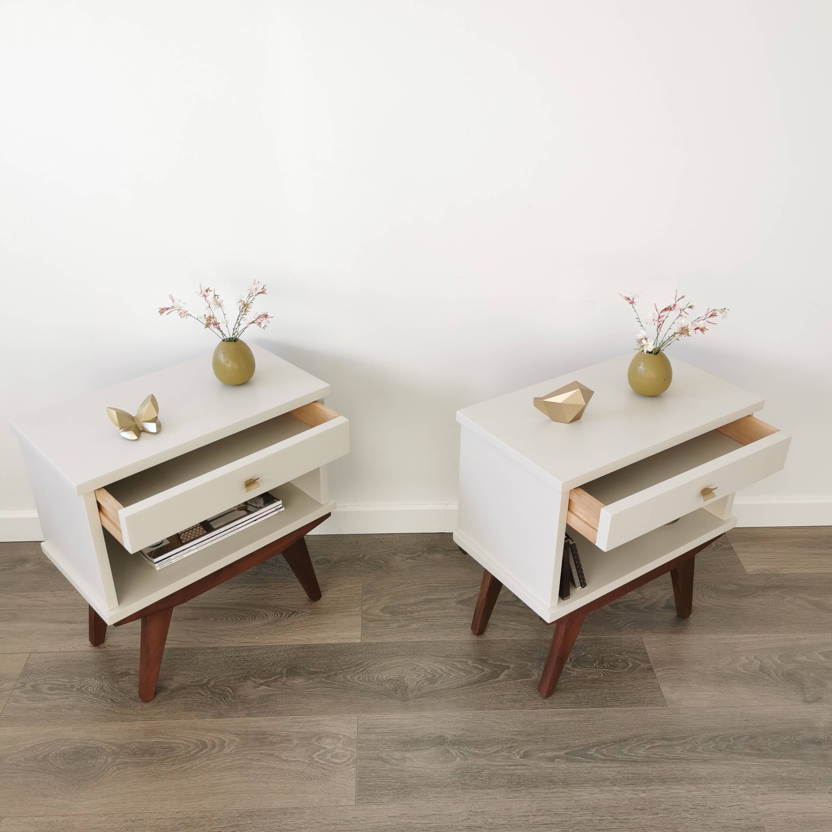 Vintage bedside tables