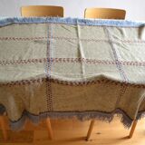 Vintage handmade pure wool blanket blanket