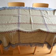 Vintage handmade pure wool blanket blanket