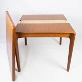 Dining table with extentions in teak designed by Henning Kjærnulf from the 1960s.