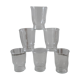 Lot de 6 verres à eau gravés années 50