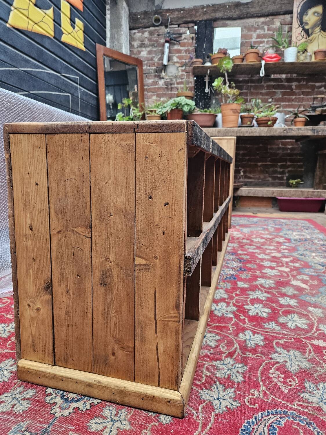 Wooden locker / storage bench