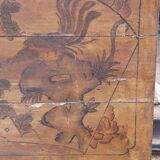 Panel Silkscreened wood China 19th