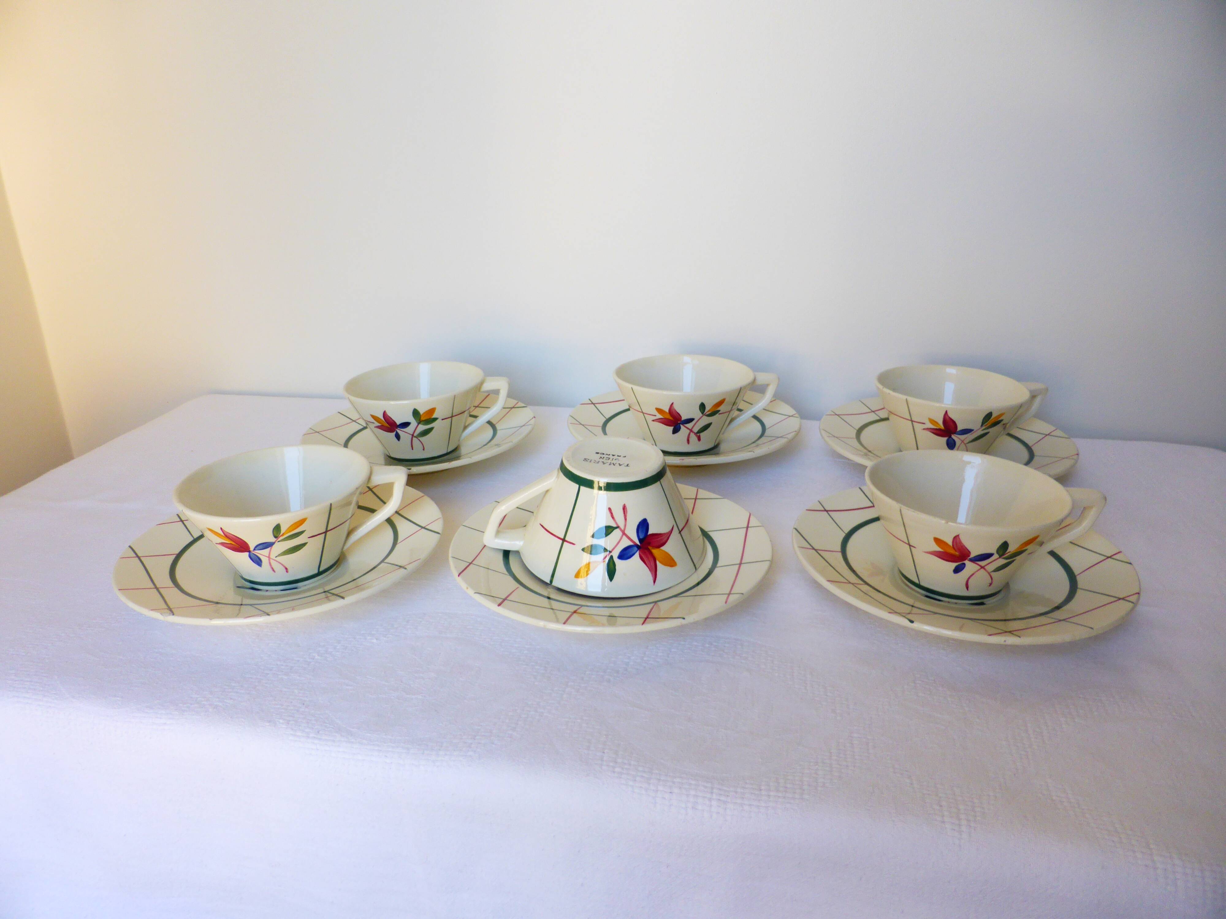 Vintage coffee service Gien model Tamaris 2106102
