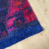 Tapis rya scandinave original par oili mäki pour finnrya oy ab, finlande
