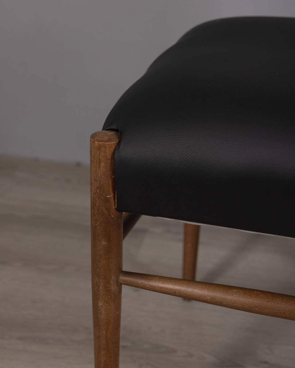 SET OF 4 VINTAGE 1960S TEAK WOOD CHAIRS WITH ITALIAN DESIGN