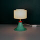 Table lamp table lamp green globe glass globe vintage model old decoration