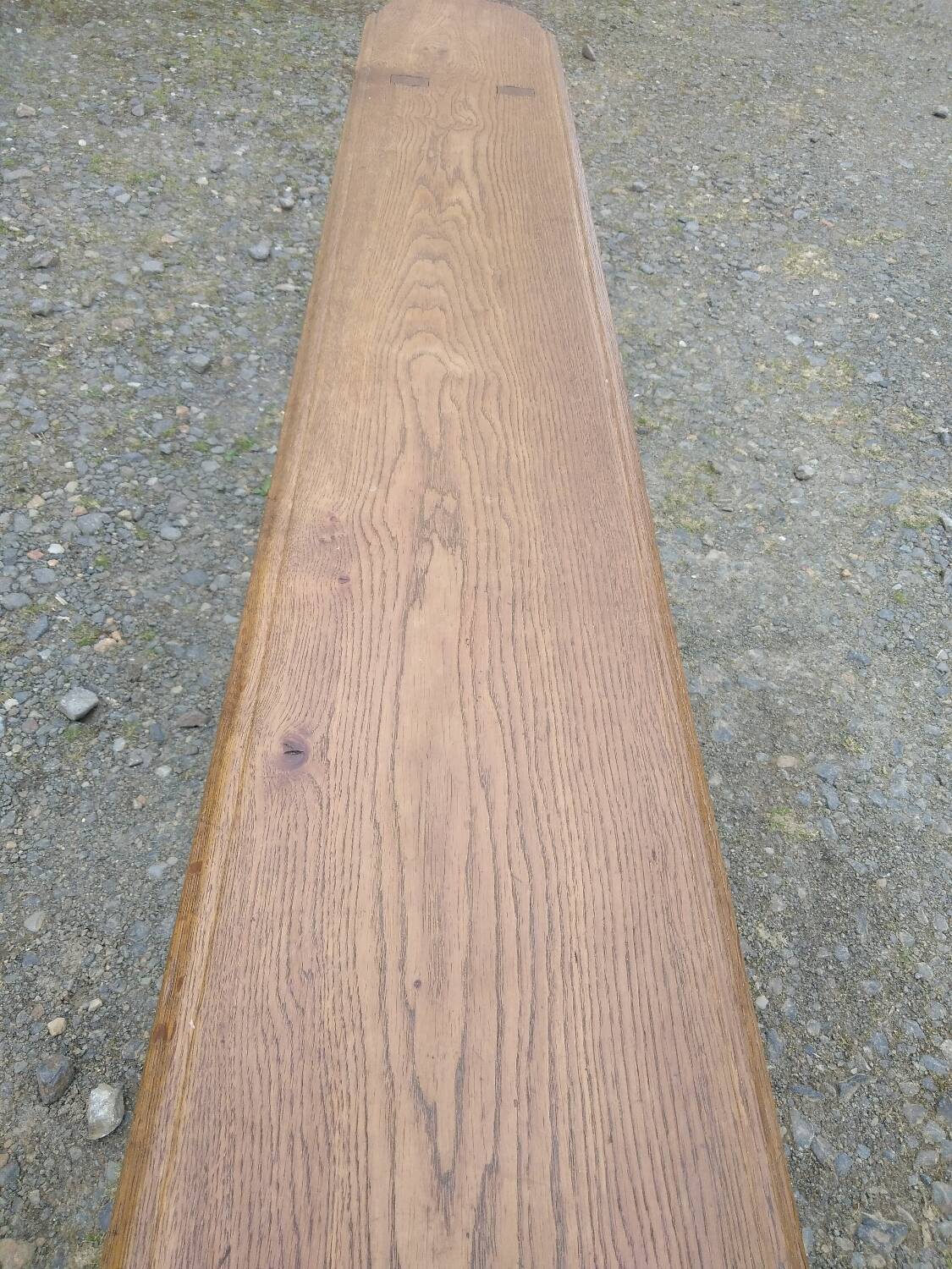 Pair of oak benches