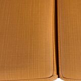 Armchair in imitation cook apricot color