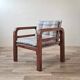 Vintage checkered armchair