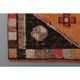 1970s Vintage Turkish Handmade Wool & Cotton Orange Runner Rug 82x340