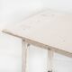 Large workshop table waxed with beeswax. Vintage. France 50s.