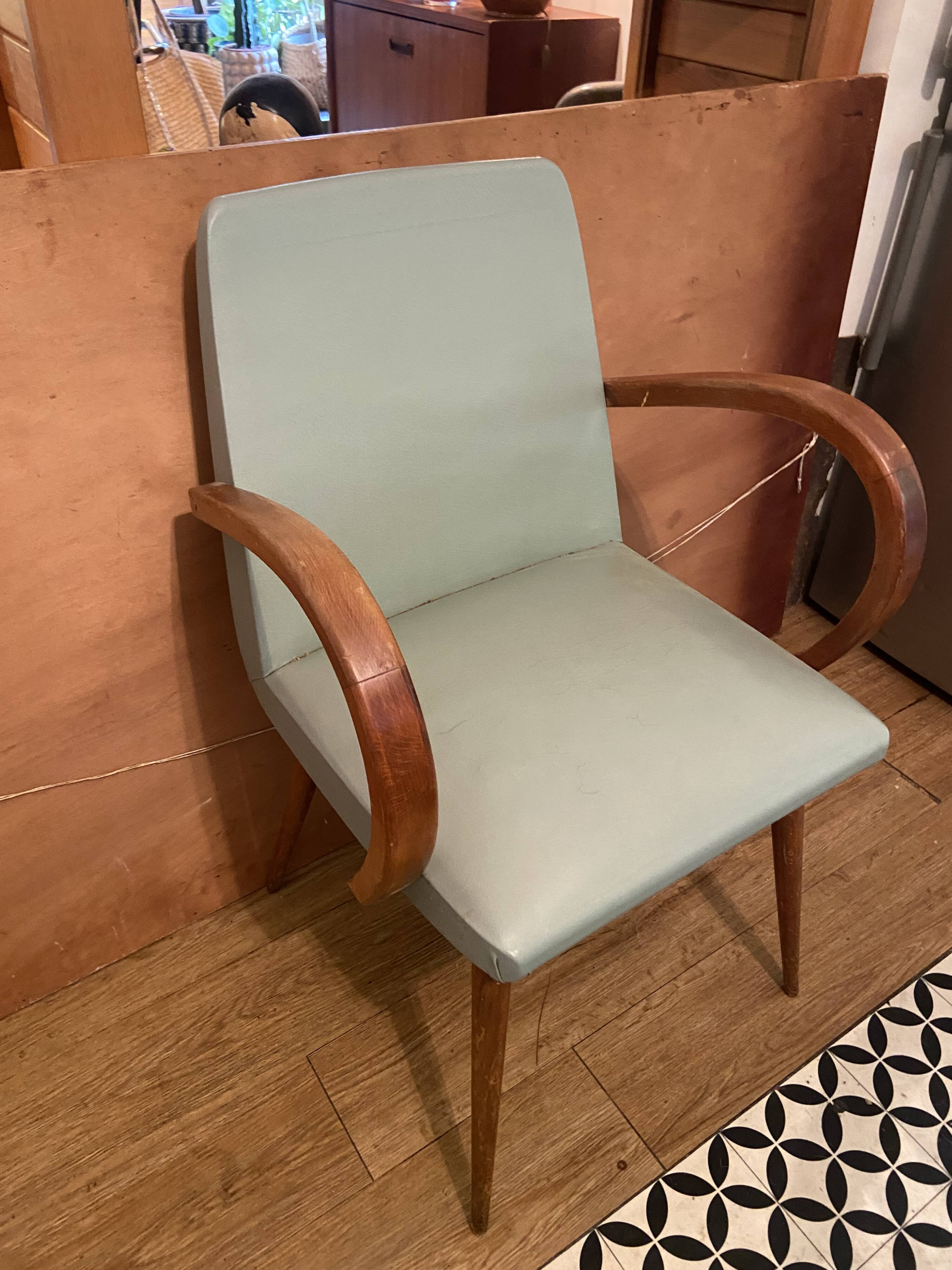 1950s bridge armchair