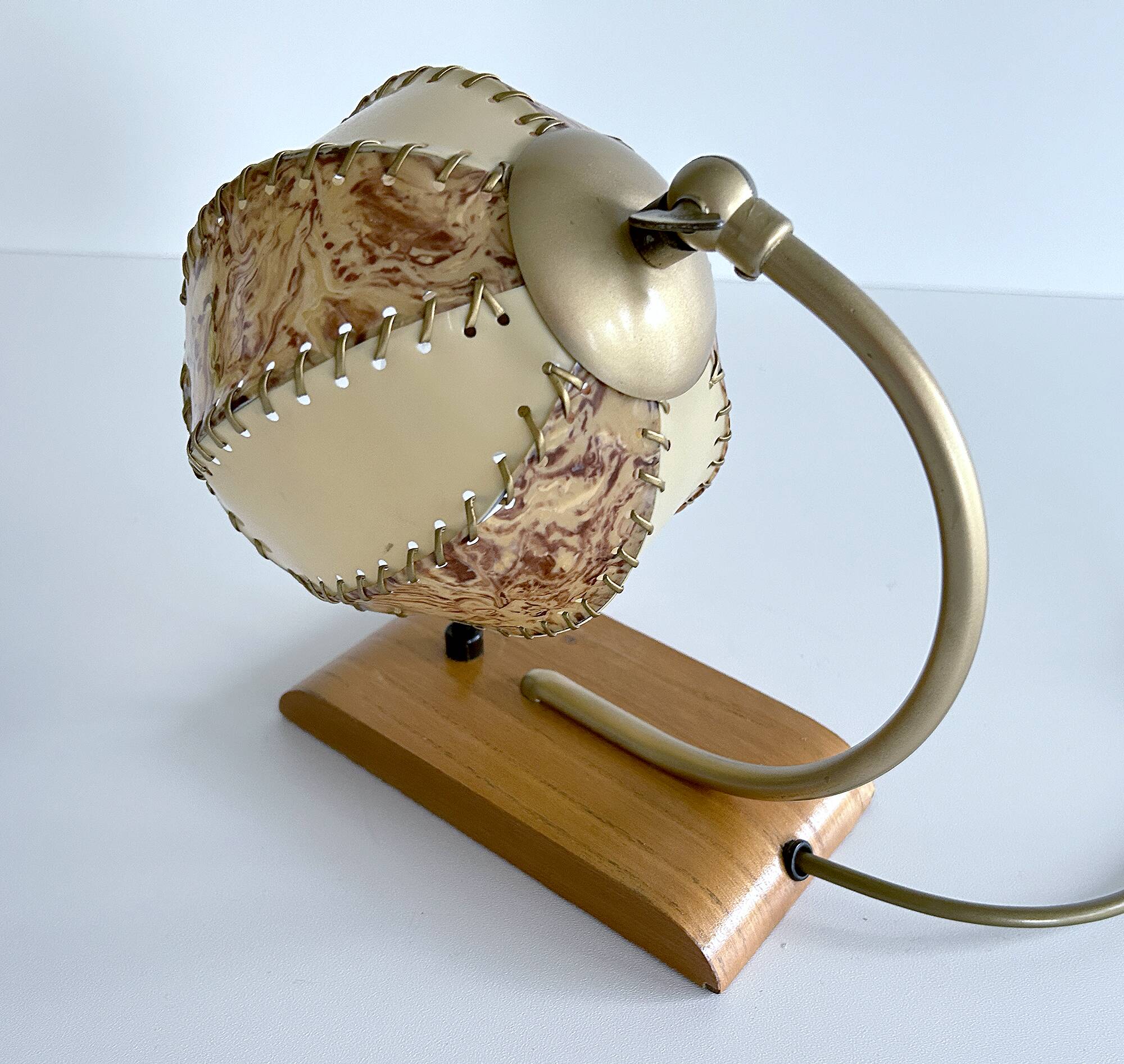 Art Deco Lamp, Wood