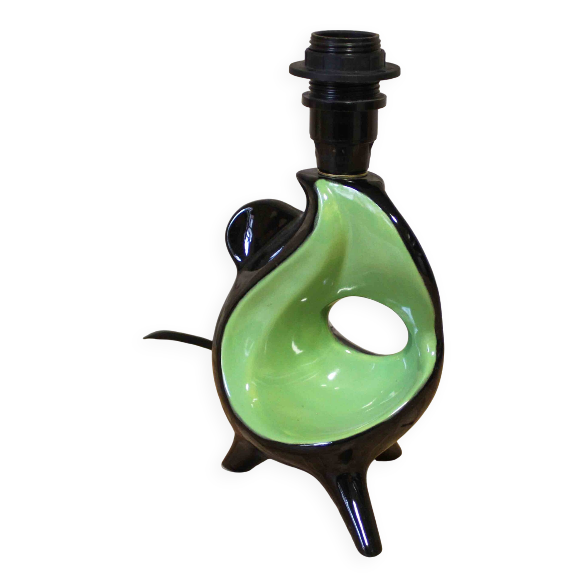 Lampe de chevet en céramique émaillé