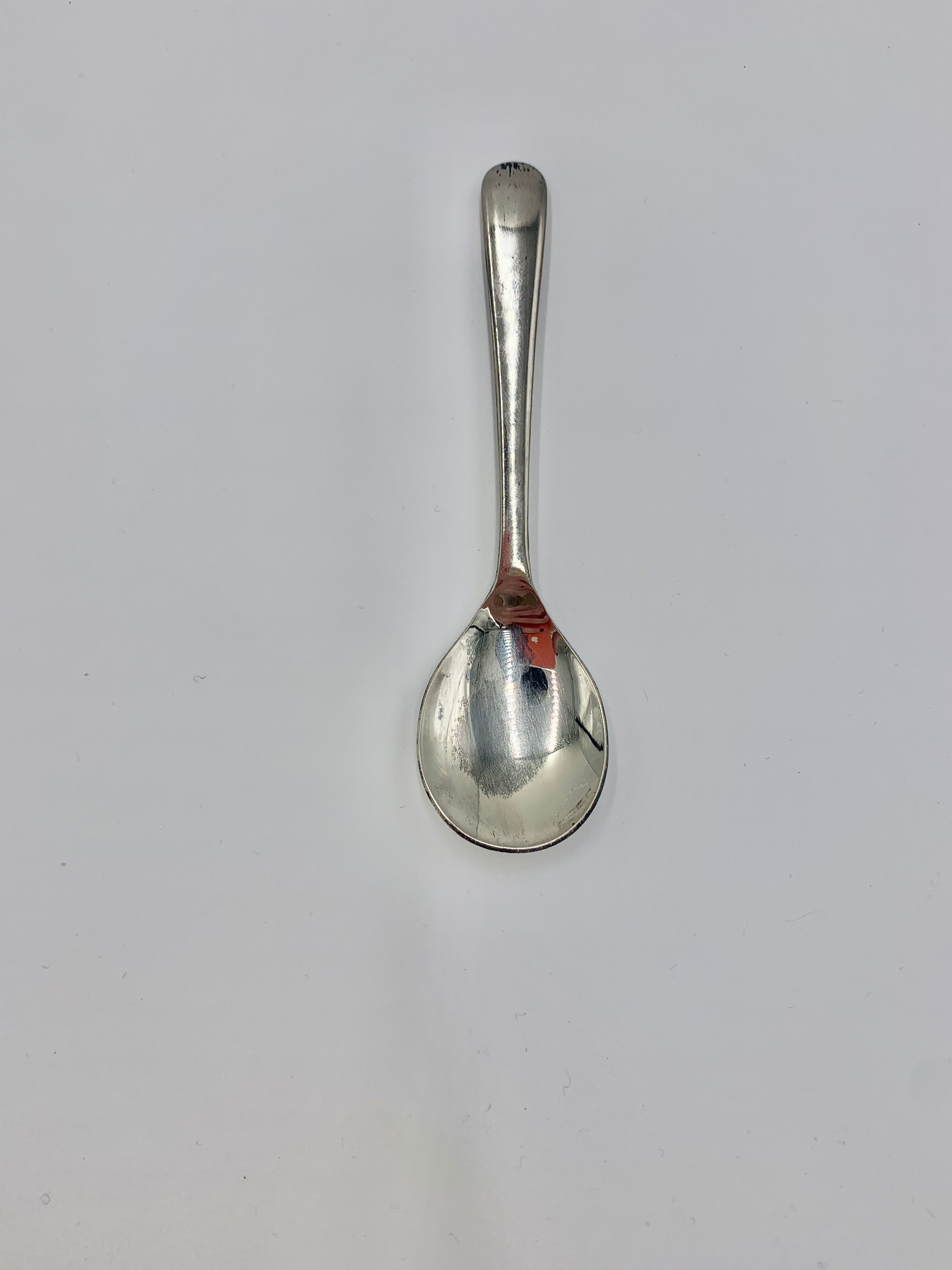 Bol à sucre plaqué avec cuillère