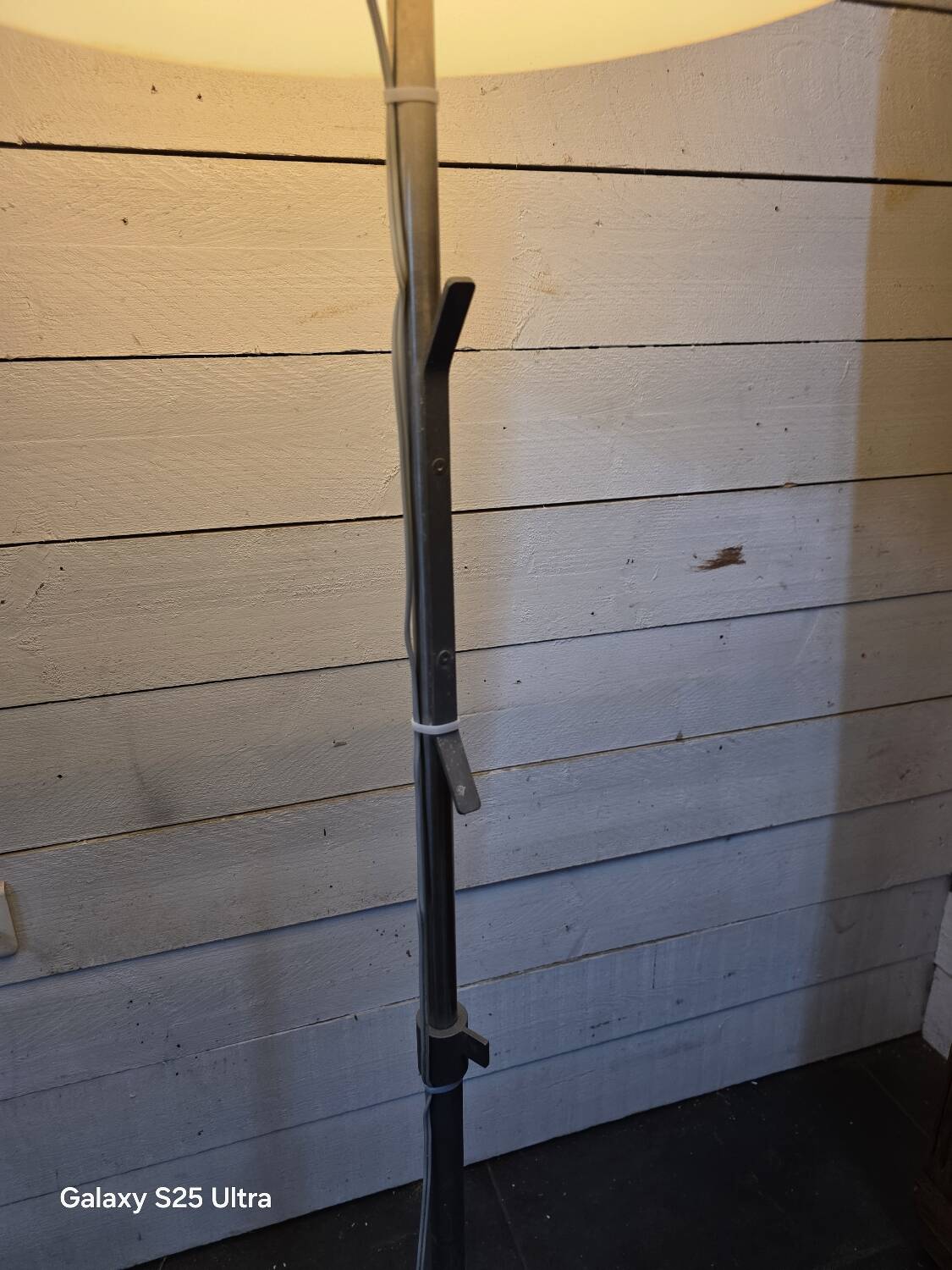 Lampadaire Space Age design 1970  Abat-jour Ø48cm