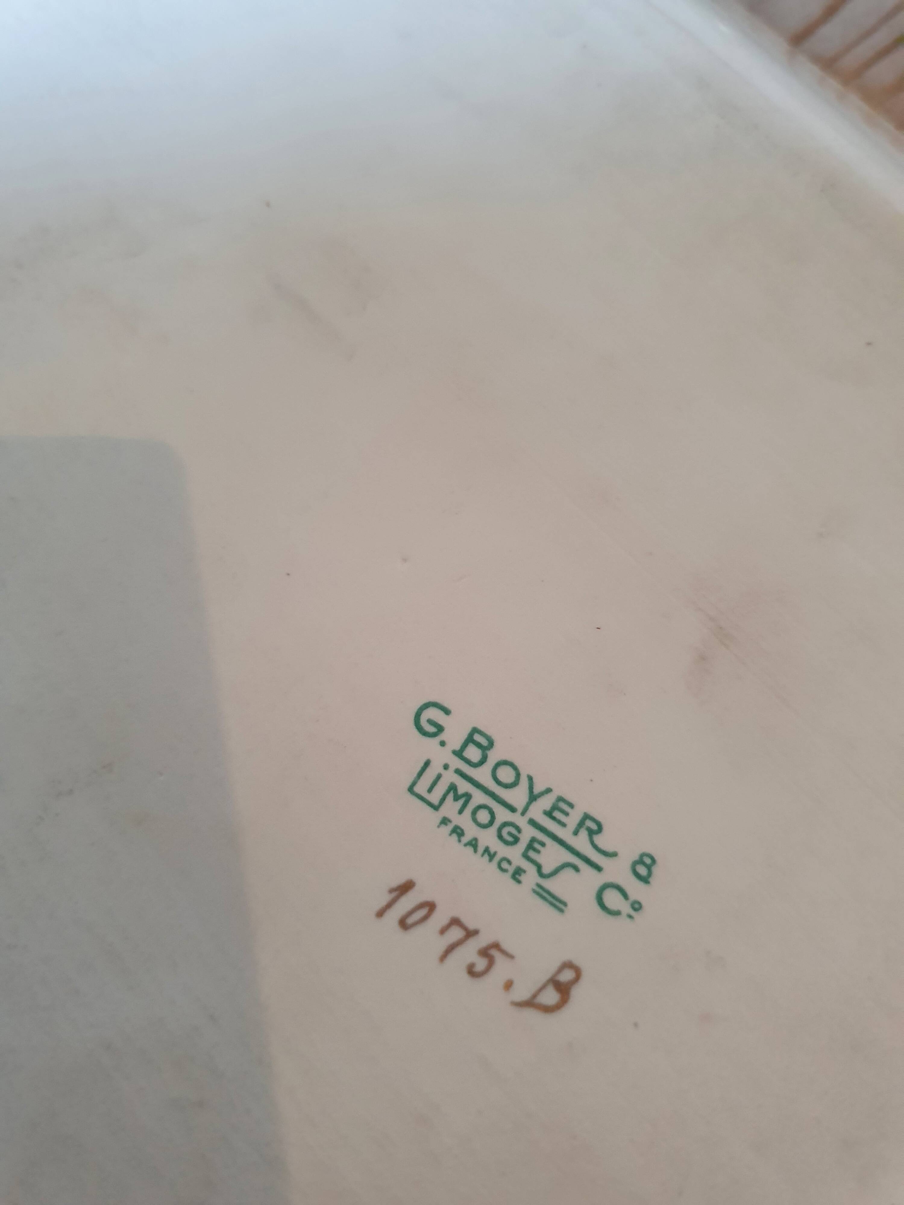 Limoges porcelain dish