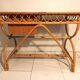 Louis Sognot vintage rattan desk and chair