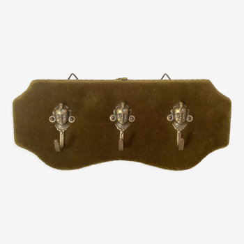 Key Hanger Range Key Ring Velvet Green khaki