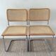 Pair of Marcel Breuer Cesca B32 chairs