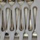 Cutlery set / 24-piece service in silver-plated metal Apollo