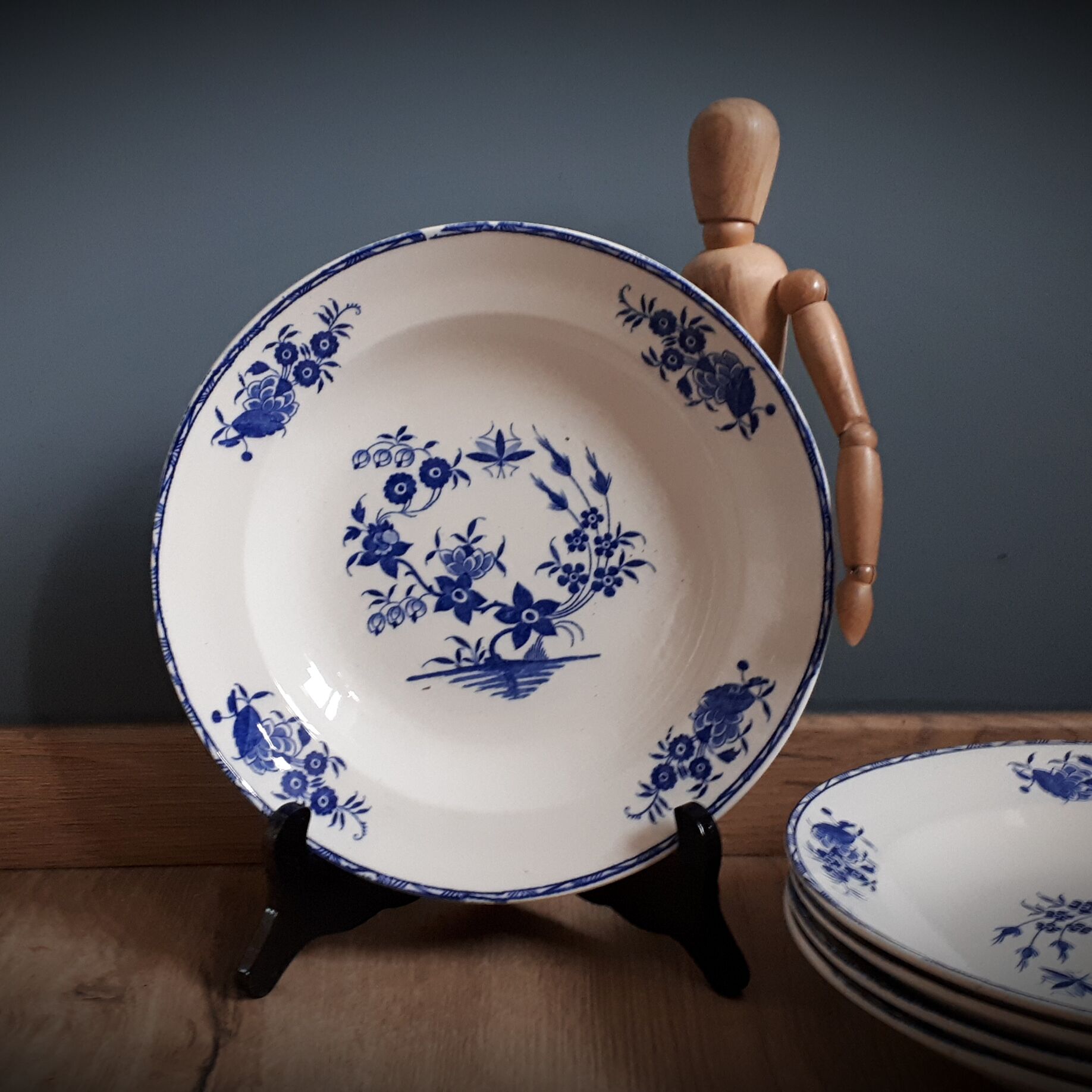 Set of 5 deep plates Grand Bouquet