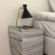2 lampes de table cocotte noir