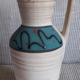 Vintage ceramic vase signed and numbered