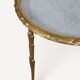 Maison Baguès coffee table in gilded bronze and aged mirror – 1950s