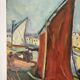 Marine - sailing boats, oil on canvas signed