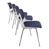 Set dark blue Gispen dining chairs – AR Cordemeyer