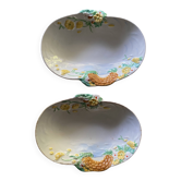 2 Clarice Cliff dishes