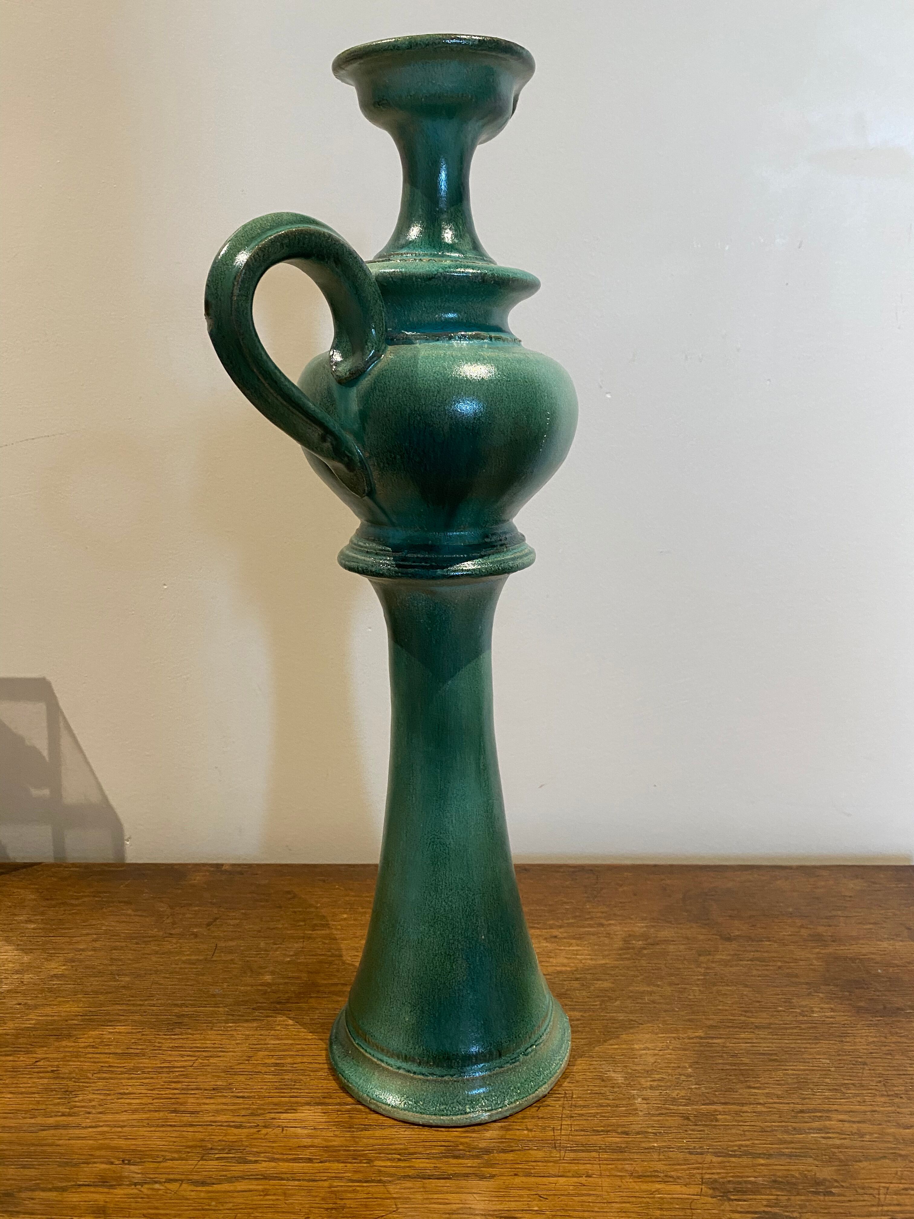 Large ceramic pitcher Jean Marais