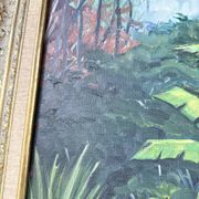 Framed oil painting "forest"