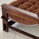 Scandinavian two-seater oak sofa, 1960s