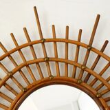 Ortf rattan sun mirror
