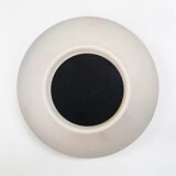 Ancienne applique en verre opalin, noir et blanche