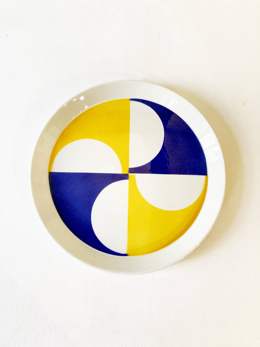 Gio Ponti plate for Franco Pozzi, 1967