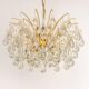 Murano glass drop-shaped chandelier, Christoph Palme, Germany, 1970s