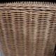 Italian Rattan and Leather Sofa, 1970s