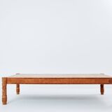 Large modernist curly ash coffee table by Pier Luigi Colli 1950
